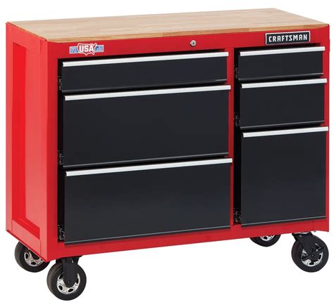 craftsman steel rolling tool cabinet 6 drawer|craftsman 5 drawer tool chest.